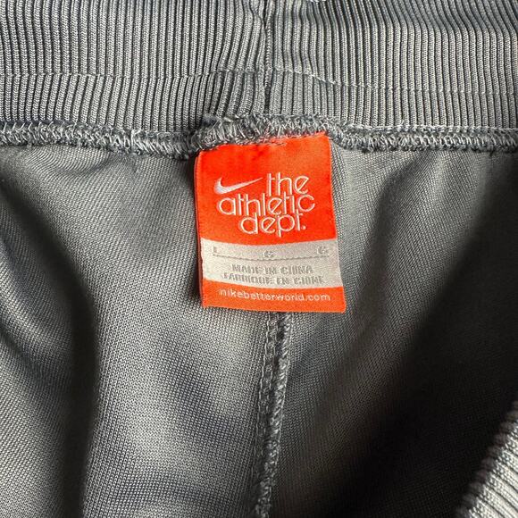 Vintage Y2K Nike Scott Mini Swoosh Flared Sweatpants Gray Large - Picture 5 of 6